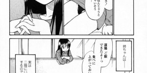 【エロ漫画】大学受験中の弟に会いに行ってエッチな下着で誘惑するお姉ちゃん…興奮抑えられない弟に前戯されてからギンギンになったチンコをフェラして騎乗位や正常位の姉弟相姦セックスでイキ狂う！【ひねもすのたり：きょうだいの距離】