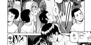 【エロ漫画】肝試しで気を失った事をきっかけに男子生徒たちに襲われてしまったボーイッシュなクールJK。茂みに連れ込まれた彼女は気絶しているのをいいことに中出し乱交セックスさせられてしまう！【いのまる：モンキーホラーショー】