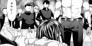 【エロ漫画】セフレの男子生徒が中出ししたのをきっかけに他の男子生徒からも中出しされる巨乳女教師…大量に中出しされ自暴自棄になり自ら中出しを許可する！【鬼ノ仁：新人女教師　新篠優子】