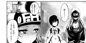 【エロ漫画】おじさんのチンポを手コキ中のJKに説明を求める巨乳家出少女…友達のJKに泊まる場所をお願いして連れてこられた場所はホテルで売春に加わることに！【いちまつ：よるねるおともだち】