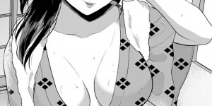 【エロ漫画】芸能界引退後に温泉番組への依頼を受けた巨乳人妻…リポーターとして取材を引き受けるが渡されたエロ水着に戸惑いながら着替える！【はるるゆこ】