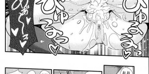 【エロ漫画】男子を取り合う2人のJK…公平にWフェラをしてご奉仕すると騎乗位やバックで生ハメ３Pセックスしちゃう【いまいずみあつし：相思相愛】