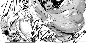 【エロ漫画】裏切り者の元同僚に拘束レイプされる女軍人…デカマラにアヘりながら生ハメ中出しされて母乳が出ちゃう！【PIえろ：褐色の雌牛】