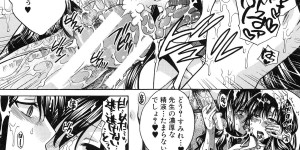 【エロ漫画】男に操られて性奴隷として犯される清楚系JK…反抗できない彼女は性処理道具として乱暴にイラマされたり、中出しされたりとやられ放題！【ハルサワ：夜が明けない。】