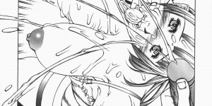 【エロ漫画】男たちに調教されちゃう巨乳のお姉さん…ご奉仕フェラをして騎乗位やバックで生ハメ中出しセックスで絶頂アクメ堕ちしちゃう【しろみかずひさ：FraKctured 15 INJECTOR 】