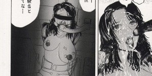 【エロ漫画】スパイと疑われ囚われての身になってしまうOLお姉さん…フェラをさせられバックで生ハメ中出しレイプされちゃう【カマキリ：DRUG TREAT MENT】