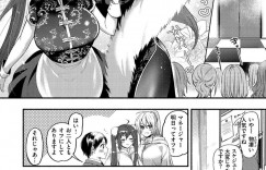 【エロ漫画】同じ担当マネージャーを性奴隷として芸の肥やしにするアイドルと女優…2人のスケジュールが重なった楽屋ではWフェラから逆レイプしたり拘束させて交互に騎乗位しまくる3Pセックスで同時イキ！【チンプル堀田：アイドルのお世話】