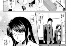 【エロ漫画】テレパシー部の痴女部長に煽られて幼馴染男子と仲直りし、３ｐさせられるツンデレ美少女JK…ダブルフェラでヌイたあと激しくハメまくり、イチャラブ乱交セックスで全員同時イキ【幅ヒロカズ：テレパシーってアリですか？最終話】