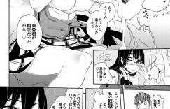 【エロ漫画】ドＭな後輩男子にいじめてほしいと頼まれて、言葉責めしながら足コキで責めまくるメガネっ娘先輩JK…顔射されたあと乳首責めや手マンにイッてしまい、連続中出しイチャラブセックスでイキまくる【あんしー：気持ちおもはゆい】