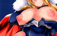 とある力によって爆乳になってエロくなった美少女…ディープキスしたりフェラしたり乳首舐めされたり中出しセックスでトロ顔になっちゃう！【くろニャン：最果てにて…】