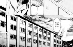 クラスのヤリチン男子たちをトイレで性処理しまくるビッチJK…手コキフェラでヌイたあと暴走した男子たちに無理やり犯され、二穴中出し輪姦レイプで陵辱絶頂【たけのこ星人：雨降って】