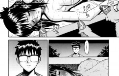 【エロ漫画】交通事故に遭い記憶喪失して夫だと言う男と一緒に生活している巨乳女教師…エロ下着で首輪を繋がれ変態プレイをしている巨乳女教師は、露出の趣味があったと言われ記憶を取り戻すため言われるがままになっていた。【いのまる：絵里子先生のお散歩】