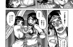 【エロ漫画】相談に来た男に襲いかかる2人の淫乱占い師…男を押し倒し包茎ちんこをズル剥けにするとパイズリやフェラで貪り3P中出しセックスで逆レイプ【吉良広義：当たるもホーケー当たらぬもホーケー】