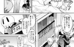 【エロ漫画】霊体離脱した女の子のカラダに入ってしまった美少女死神が仲間の男に襲われて生即ハメで3Pして孕ませちゃう！【灯ひでかず：魂活】