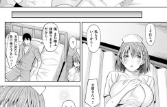 【エロ漫画】病院で後輩男子と再会したナースお姉さん…ふとした事で彼に欲情されてベッドに押し倒されてしまった彼女は騎乗位やバックなどの体位で中出しセックス！【羽月ユウト:再会ホスピタル】