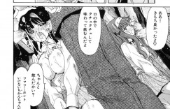 【エロ漫画】痴漢たちと満員電車で乱交セックスし続けるスレンダーJK…快楽堕ちした彼女は従順に膣やアナルにちんぽをハメられたり、ぶっかけさせたりとやられたい放題！【堀博昭:Stand by me［後編］】