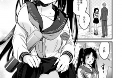 【エロ漫画】帰ってくるなり先生であり彼氏のチンポを欲しがる巨乳JK彼女…玄関先で激しくセックスしながらテストの点数について注意されてしまう！【広乃あずま】