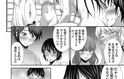 【エロ漫画】ついに全員が男子生徒とセックスして時と場所構わずセックスするようになってしまった先輩JK達…目に余るため注意され反省した彼女達は禁止令を食らってしまう！【左橋レンヤ】