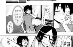 【エロ漫画】山奥の廃家に毎年来てくれる少年を心待ちにしている巨乳幽霊…大きくなった少年を愛おしそうに頬ずりして嬉しさで飛び回る！【桐野いつき】