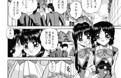 【エロ漫画】夜遅くの帰り道で箱の穴から飛び出している勃起チンポを見つけたJK…初めて見るチンポを鑑賞して触っていると射精させてしまう！【春籠漸】