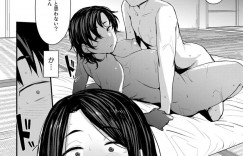 【エロ漫画】親子セックスを見せられた姉の親子が発情して正常位でデカチンポを即挿入して息子のチンポでアクメして近親相姦で快楽堕ちしちゃう！【七尾ゆきじ】