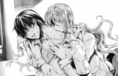 【エロ漫画】授業中に吸血鬼の教師に発情してムラムラしていた青年が教師にバレていきなりフェラされて教室の机で中出しセックスしちゃう！【飛燕】