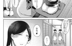 【エロ漫画】義息子のオナニー中に部屋に入ってしまった巨乳義母…手コキをして性処理をしてあげる！【たにし】