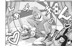 【エロ漫画】セックストライアスロンに挑むエロ水着のアスリート達がふたなり二本チンポで乱交パーティー！【まぐろ帝國：ドリーム・トライアスロン】