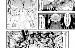 【エロ漫画】敵に拘束されて犯されちゃう巨人のお姉さん…大胆にクンニをされてフェラや騎乗位で生ハメ中出しレイプされメス堕ちしちゃう【歌麿：電光人妻ライトリング!】