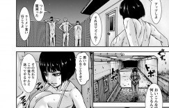 【エロ漫画】学校のプールに忍び込み全裸で泳いでいた超巨乳少女が用務員に見つかり乳内射精され男達に輪姦レイプ！【PIえろ：乳辱の乳之瀬さん】
