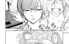 【エロ漫画】ハプニングバーで犯されちゃう美熟女編集長…ボンデージを着た美人作家にペニバンでアナルを犯され二本挿し！【辰波要徳：美人編集長の二本差し】