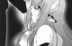 【エロ漫画】調教されちゃう巨乳の牛娘…アナルビーズを挿入されてトロ顔で生ハメ中出しセックスで絶頂アクメ堕ちしちゃう【森下双葉：Erotic Graffiti】