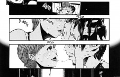 【エロ漫画】誘惑しちゃう巨乳のOLお姉さん…乳首責めや手マンをされて生ハメ中出しイチャラブセックスしちゃう【川原流寺：ナツミとジンくん】