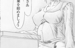 【エロ漫画】亡き娘の親友だったことを寮長に告白する女教師…幼きころ娘のようにかわいがっていた彼女に詫びて自ら火の中に飛び込み彼女たちを助ける寮長【さいこ：制服穴】