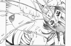 【エロ漫画】男たちに調教されちゃう巨乳のお姉さん…ご奉仕フェラをして騎乗位やバックで生ハメ中出しセックスで絶頂アクメ堕ちしちゃう【しろみかずひさ：FraKctured 15 INJECTOR 】