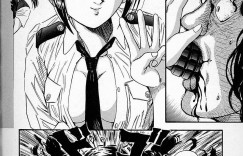 【エロ漫画】悪党に囚われ犯されちゃう婦警のお姉さん…手マンや騎乗位で生ハメ中出しレイプで中出し絶頂アクメ堕ちしちゃう【燗汰朗：三つ数えろ】