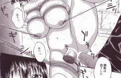 【エロ漫画】性奴隷として調教されちゃう巨乳のお姉さん…緊縛プレイで２穴にバイブを挿入されて淫乱堕ちでおっしっこを漏らしちゃう【月都満天：ベンド・ダウン】