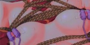 【エロ漫画】主人が緊縛嗜好のようで、亀甲縛りでお股締め上げられて気持ち良くなっちゃいました【Kumoemon】