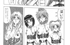 【エロ漫画】調教されちゃうお姉さんたち…強制フェラでご奉仕させられ乱交セックスで生ハメ中出し淫乱アクメ堕ちしちゃう【じゃみんぐ:熱…視線】